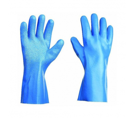 Zdrsnené rukavice UNIVERSAL modré veľ. 9