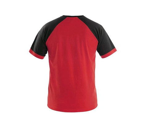 Tričko OLIVER červeno-čierne, veľ. 3XL