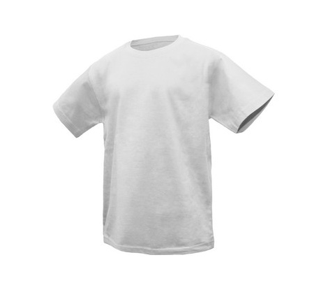 Detské tričko s krátkym rukávom DENNY, biele - 4 roky