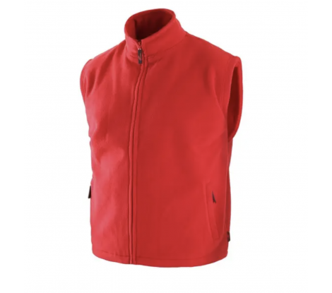 Pánska fleecová vesta UTAH červená, veľ. XL