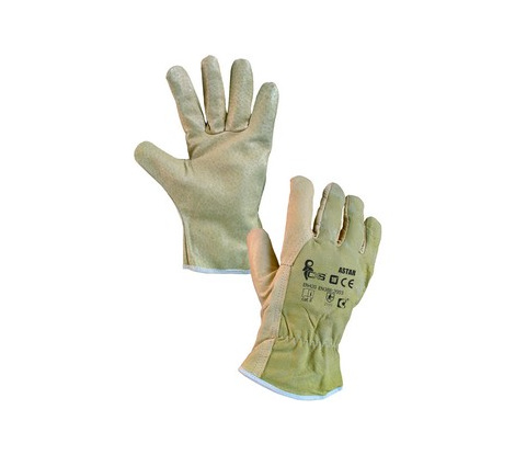 Kožené rukavice ASTAR, veľ. 9