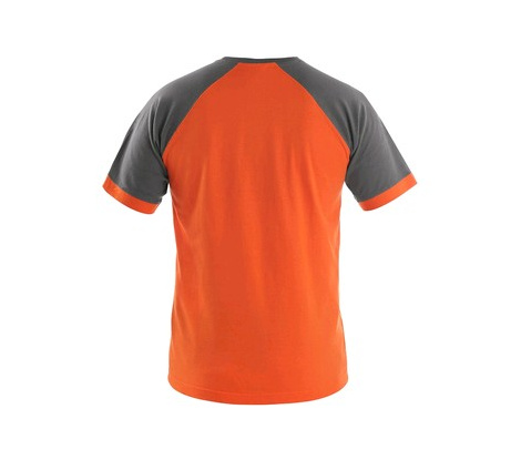 Tričko OLIVER oranžovo-šedé, veľ. S