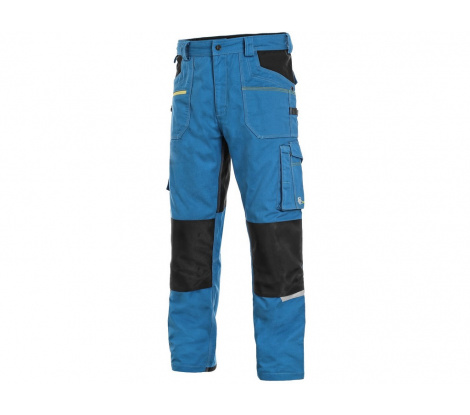 Pánske elastické nohavice CXS STRETCH, bledo modré, veľ. 66