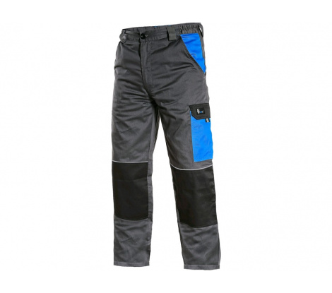 Skrátené monterkové nohavice CXS PHOENIX CEFEUS sivo-modré veľ. 44