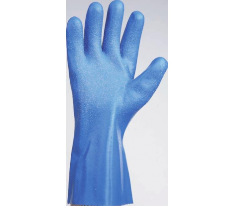 Zdrsnené rukavice UNIVERSAL modré veľ. 9