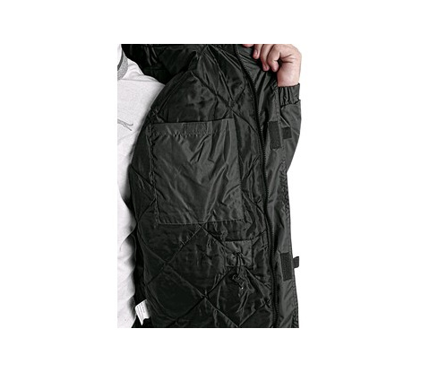 Pánska zimná bunda FREMONT čierno-šedá, veľ. M