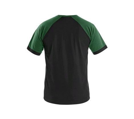Tričko OLIVER čierno-zelené, veľ. 2XL