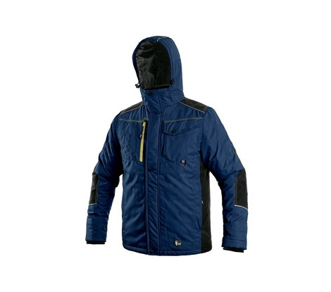 Pánska zimná bunda CXS BALTIMORE, tmavo modro-čierna, veľ. XL
