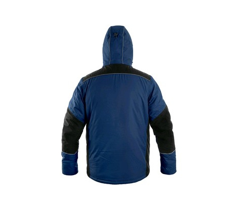 Pánska zimná bunda CXS BALTIMORE, tmavo modro-čierna, veľ. 2XL