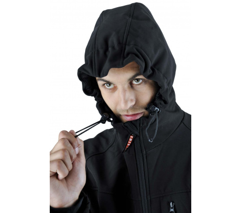 Zimná softshellová bunda EMERTON čierna, veľ. S