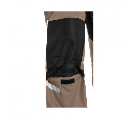 Pánske nohavice na traky CXS STRETCH, béžové, veľ. 56