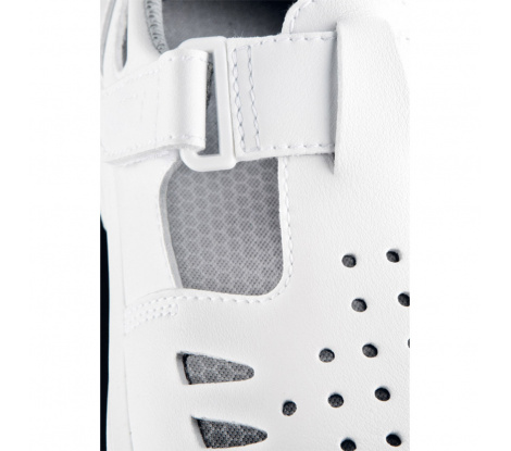 Biele pracovné sandále Artra Armen 9008 S1P ESD, Silicone free, veľ. 44
