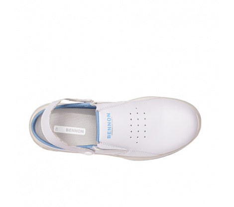 Biele pracovné sandále BNN White OB Slipper veľ. 41