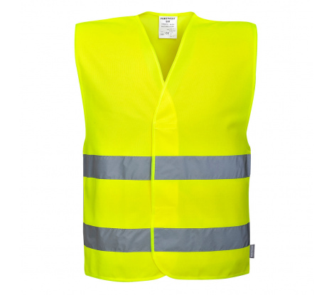Reflexná vesta Portwest C405 s nápisom VISITOR žltá veľ. S/M