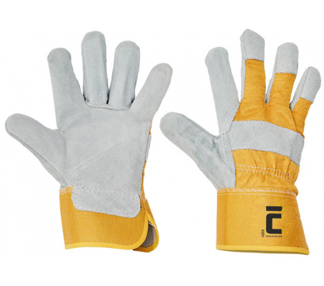 EIDER rukavice kombinované žltá - 10