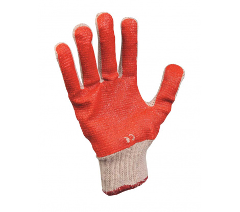 SCOTER červené rukavice bavlnené máčané veľ. 8