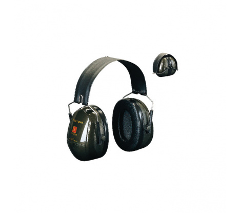 3M™ PELTOR™ Optime™ II mušľové chrániče sluchu zelené, skladacie, H520F-409-GQ