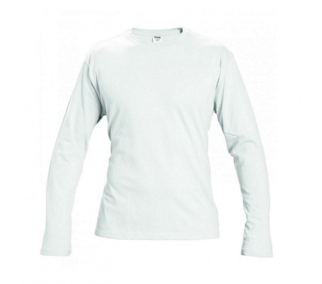Tričko s dlhým rukávom CAMBON biele, veľ. 3XL