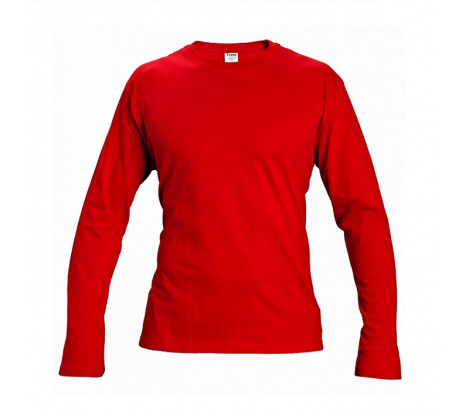 Tričko s dlhým rukávom CAMBON červené, veľ. M