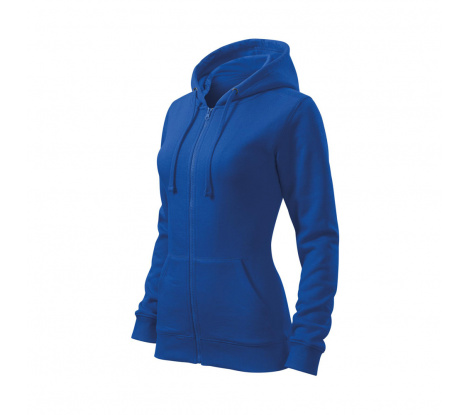 Mikina dámska MALFINI® Trendy Zipper 411 kráľovská modrá veľ. XS