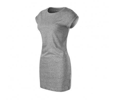 Šaty dámske MALFINI® Freedom 178 tmavosivý melír veľ. XL