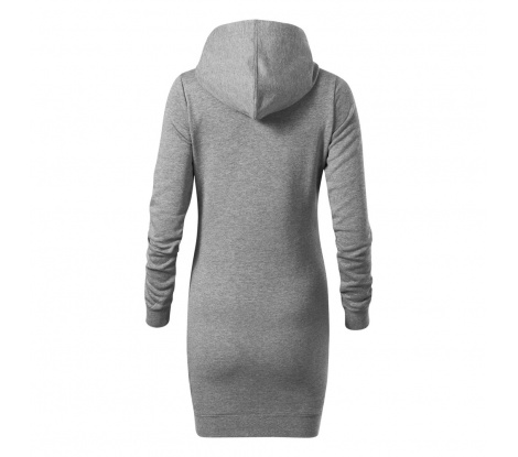 Šaty dámske MALFINI® Snap 419 tmavosivý melír veľ. XL