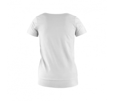 Dámske tričko s krátkym rukávom CXS EMILY biele, veľ. M
