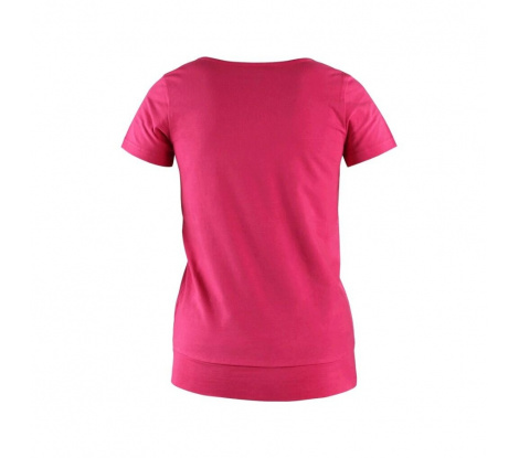 Dámske tričko s krátkym rukávom CXS EMILY ružové veľ. XL