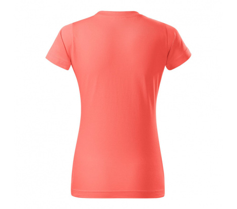 Tričko dámske MALFINI® Basic 134 korálová veľ. M