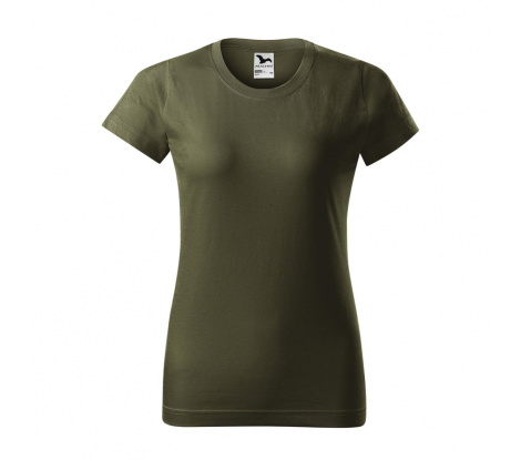 Tričko dámske MALFINI® Basic 134 military veľ. M