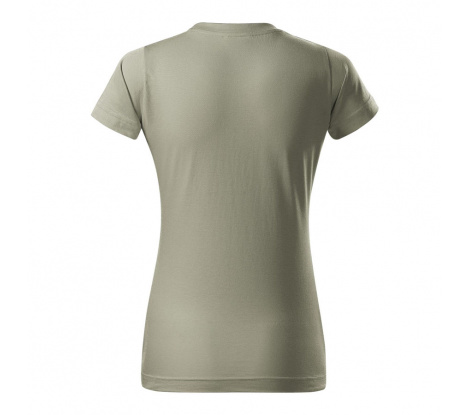 Tričko dámske MALFINI® Basic 134 svetlá khaki veľ. M