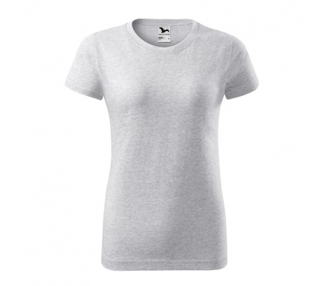 Tričko dámske MALFINI® Basic 134 svetlosivý melír veľ. 2XL