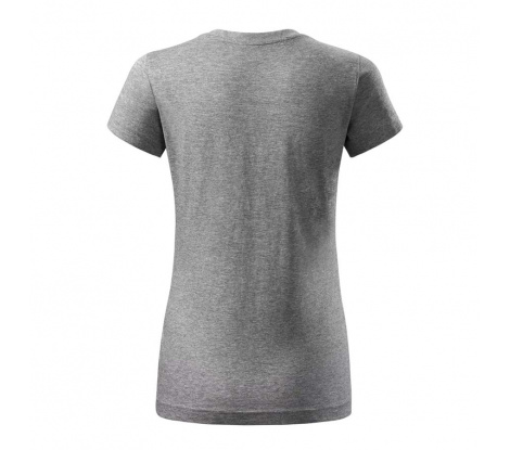 Tričko dámske MALFINI® Basic 134 tmavosivý melír veľ. XL