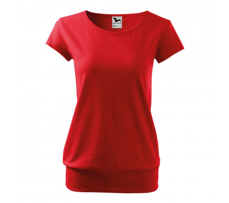 Tričko dámske MALFINI® City 120 červená veľ. 2XL