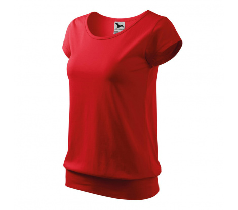 Tričko dámske MALFINI® City 120 červená veľ. XS