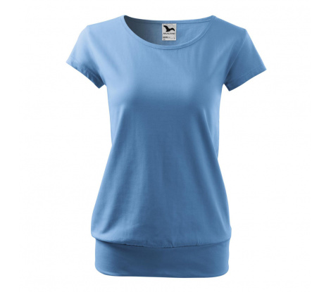 Tričko dámske MALFINI® City 120 nebeská modrá veľ. L