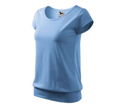 Tričko dámske MALFINI® City 120 nebeská modrá veľ. XL