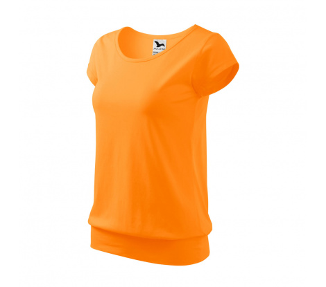 Tričko dámske MALFINI® City 120 mandarínková oranžová veľ. 2XL