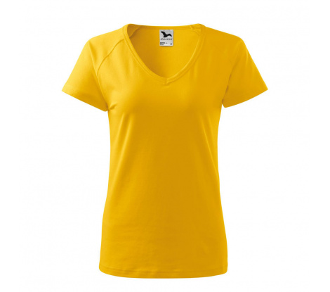 Tričko dámske MALFINI® Dream 128 žltá veľ. M