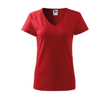 Tričko dámske MALFINI® Dream 128 červená veľ. 2XL