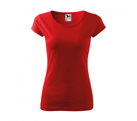 Tričko dámske MALFINI® Pure 122 červená veľ. XS