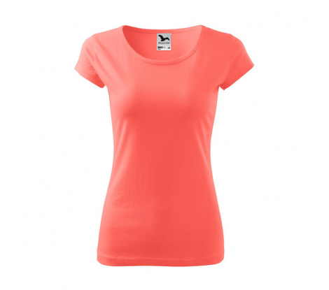 Tričko dámske MALFINI® Pure 122 korálová veľ. M