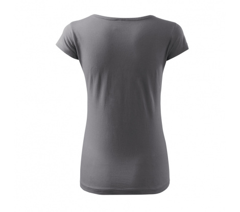 Tričko dámske MALFINI® Pure 122 oceľovo sivá veľ. XL