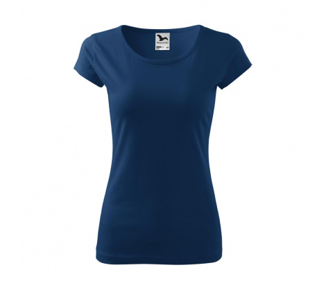 Tričko dámske MALFINI® Pure 122 polnočná modrá veľ. S