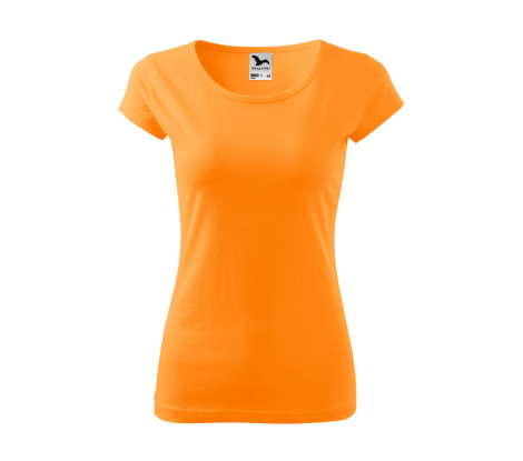 Tričko dámske MALFINI® Pure 122 mandarínková oranžová veľ. 2XL
