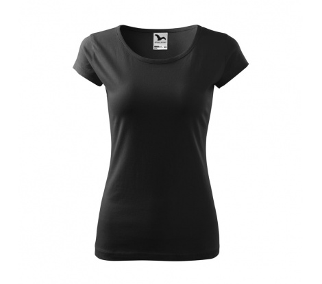 Tričko dámske MALFINI® Pure 122 čierna veľ. 2XL