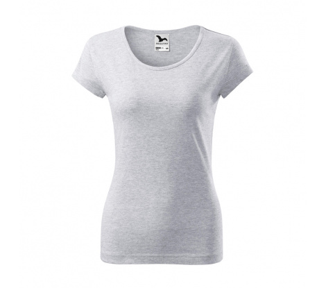 Tričko dámske MALFINI® Pure 122 svetlosivý melír veľ. XL