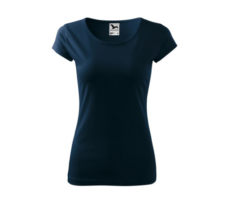 Tričko dámske MALFINI® Pure 122 tmavomodrá veľ. XL