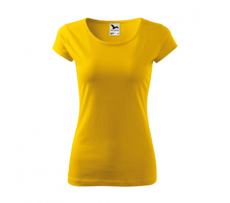 Tričko dámske MALFINI® Pure 122 žltá veľ. XL