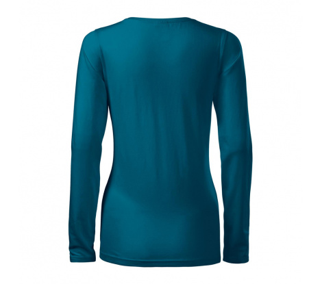 Tričko dámske MALFINI® Slim 139 petrol blue veľ. 2XL
